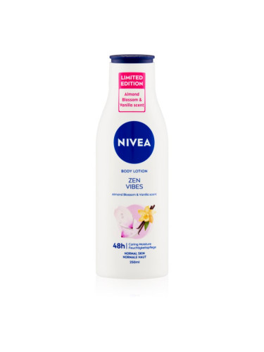 Nivea Zen Vibes хидратиращо мляко за тяло Almond Blossom & Vanilla 250 мл.