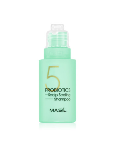 MASIL 5 Probiotics Scalp Scaling дълбоко почистващ шампоан против мазен пърхот 50 мл.