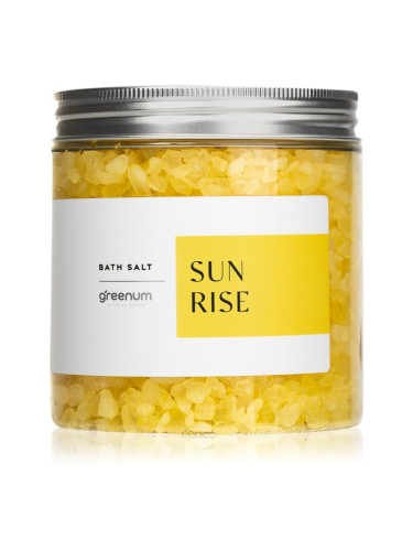 Greenum Sunrise соли за вана 600 гр.