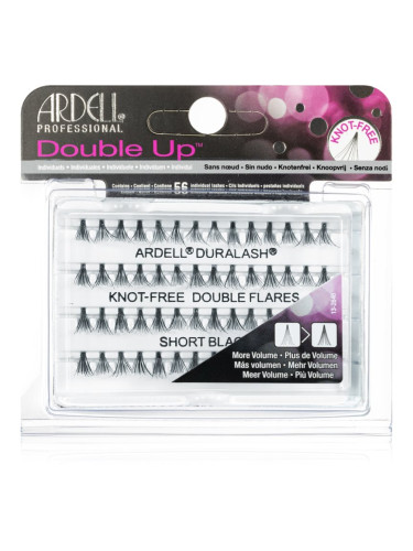 Ardell Double Up лепящи снопчета мигли без възли размер Short Black