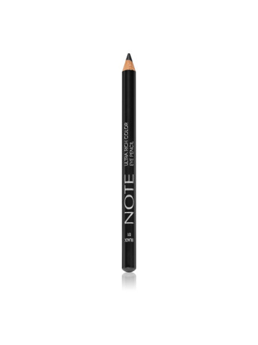 Note Cosmetique Ultra Rich Color водоустойчив молив за очи цвят 01 Black 1,1 гр.