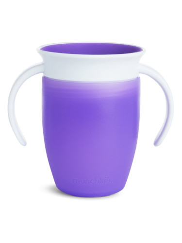 Munchkin Miracle 360° преходна чаша с дръжки Purple 6 m+ 207 мл.
