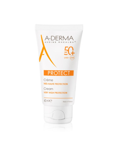 A-Derma Protect Cream защитен крем за нормална към суха кожа SPF 50+ 40 мл.