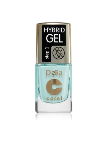 Delia Cosmetics Coral Hybrid Gel гел лак за нокти без използване на UV/LED лампа цвят 114 11 мл.