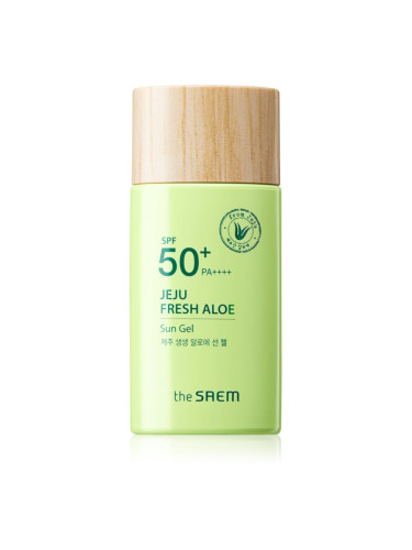 The Saem Jeju Fresh Aloe Sun гел за слънчеви бани с алое вера SPF 50+ 50 гр.
