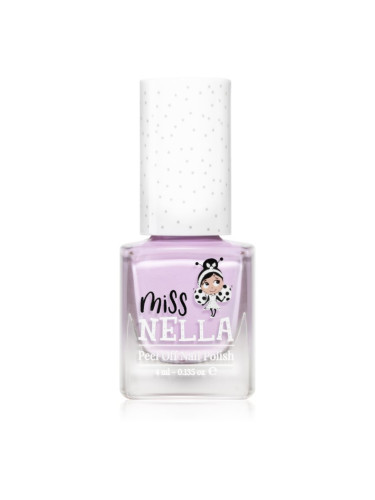 Miss Nella Peel Off Nail Polish лак за нокти за деца MN02 Bubble Gum 4 мл.