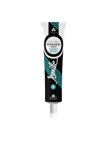 BEN&ANNA Toothpaste Black натурална паста за зъби с активен въглен 75 мл.