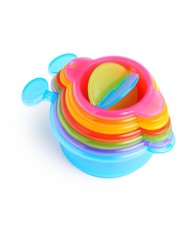 Munchkin Bath Caterpillar Spillers играчка за вода 9 m+ 7 бр.