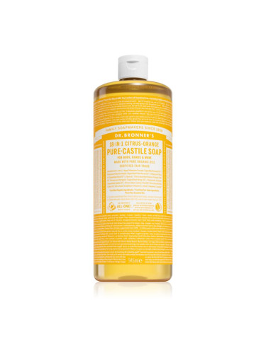 Dr. Bronner’s Citrus & Orange течен универсален сапун 945 мл.