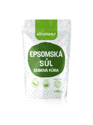 Allnature Epsom salt Oak Bark сол за баня 1000 гр.