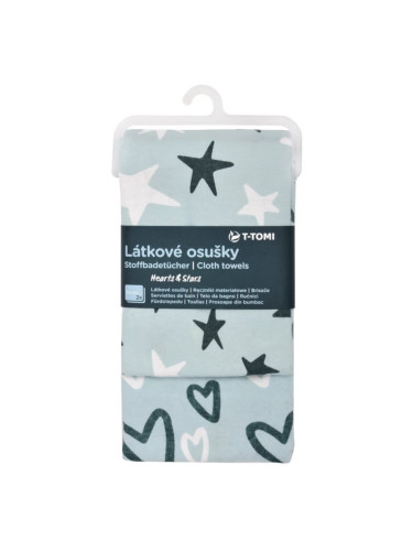 T-Tomi Cloth Towels Hearts & Stars хавлия 80x100 cm 2 бр.