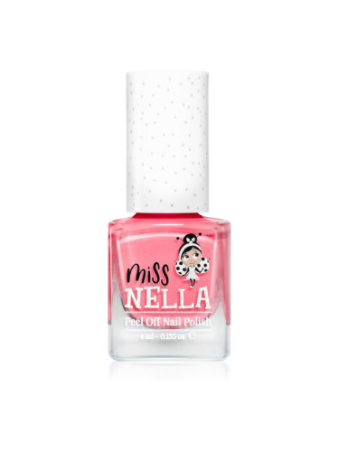 Miss Nella Peel Off Nail Polish лак за нокти за деца MN03 Pink a Boo 4 мл.