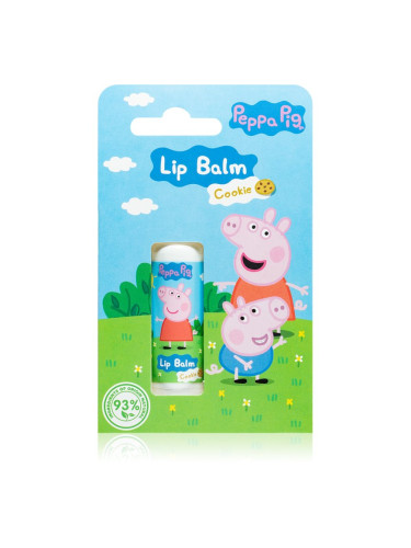 Peppa Pig Lip Balm балсам за устни за деца Cookie 4,4 гр.