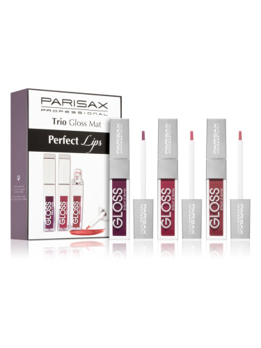 Parisax Perfect Lips Trio комплект гланц за устни Mat