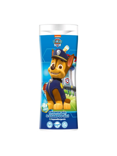 Nickelodeon Paw Patrol Shower gel& Shampoo 2in1 шампоан и душ гел за деца Bubble Gum 300 мл.