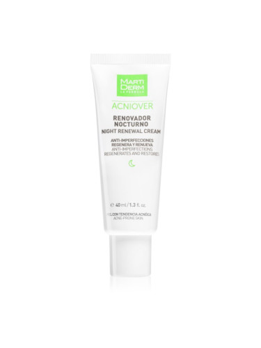MartiDerm Acniover Night Reneval Cream интензивен нощен крем против акне 40 мл.