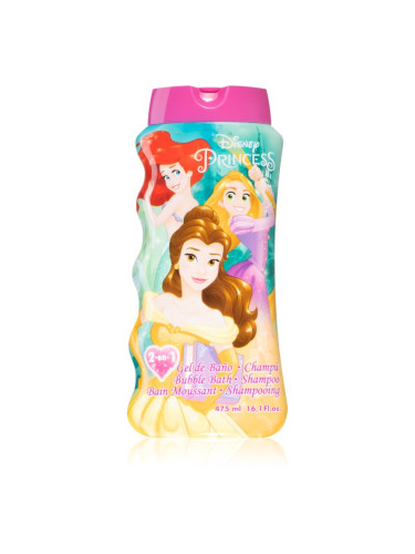 Disney Princess Bubble Bath and Shampoo Гел за душ и вана за деца 475 мл.