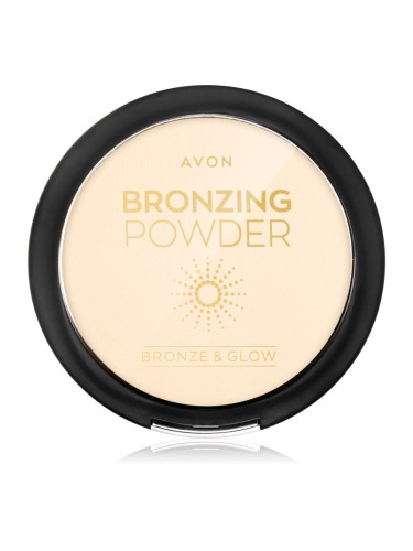 Avon Bronze & Glow бронзираща пудра цвят Golden Bronze 13,5 гр.