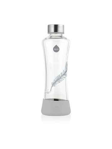 Equa Glass стъклена бутилка за вода боя Feather 550 мл.