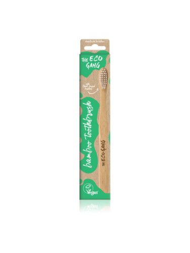 The Eco Gang Bamboo Toothbrush medium четка за зъби медиум 1 ks 1 бр.