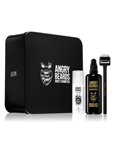 Angry Beards Dude's Cosmetics подаръчен комплект за брадата за мъже