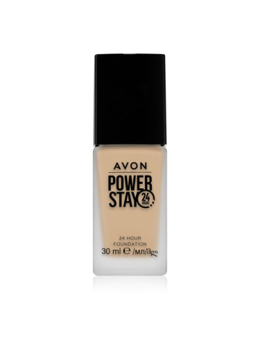 Avon Power Stay 24h дълготраен фон дьо тен с матиращ ефект цвят 120 N Porcelain 30 мл.