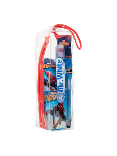 Marvel Spiderman Travel Dental Set Комплект за дентална грижа 3y+(за деца )