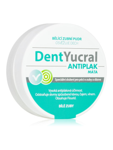 DentYucral Antiplaca избелваща пудра за зъби 50 гр.