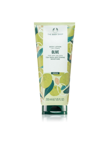 The Body Shop Olive Body Lotion омекотяващ лосион за тяло за суха кожа 200 мл.