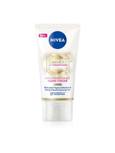 NIVEA Cellular Luminous 630 крем за ръце против пигментни петна SPF 15 50 мл.