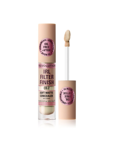 Revolution IRL Filter дълготраен коректор за пълно покритие цвят C0.2 6 гр.