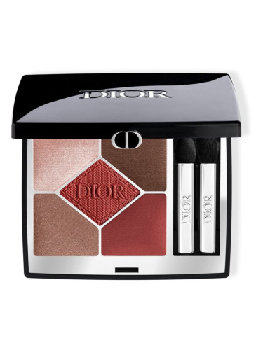 DIOR Diorshow 5 Couleurs Couture палитра сенки за очи цвят 673 Red Tartan 7 гр.