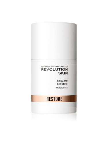 Revolution Skincare Restore Collagen Boosting ревитализиращ хидратиращ крем за лице за подпомагане на образуването на колаген 50 мл.