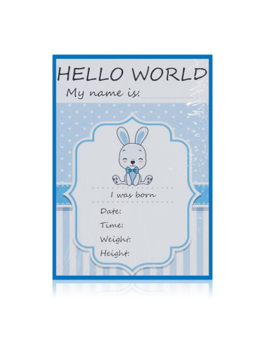 KidPro Milestone Cards Bunny For a Boy картички с важни моменти 1 бр.