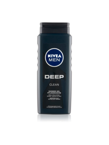 NIVEA MEN Deep душ-гел за мъже 500 мл.
