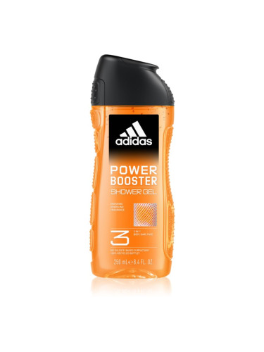 Adidas Power Booster енергизиращ душ-гел 3 в 1 250 мл.
