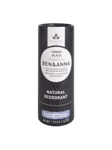 BEN&ANNA Natural Deodorant Urban Black дезодорант стик 40 гр.