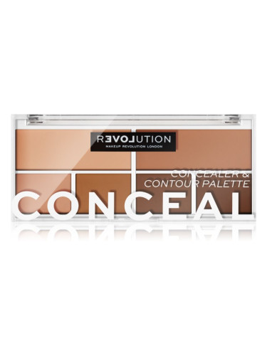 Revolution Relove Conceal Me палитра коректори цвят Medium 2,8 гр.