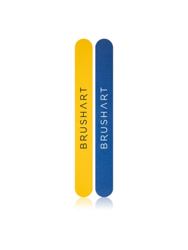 BrushArt Accessories Nail file duo комплект пили за нокти цвят Yellow/Blue 2 бр.