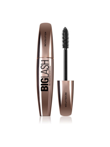 Makeup Revolution Big Lash Volume спирала за обем и удължаване на мигли цвят Black 8 мл.