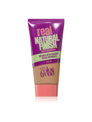 Avon ColorTrend Real Natural Finish лек матиращ фон дьо тен SPF 20 цвят Desert Beige 30 мл.