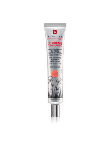 Erborian CC Crème Centella Asiatica озаряващ крем за уеднаквен тен на кожата на лицето SPF 25 големи опаковки цвят Doré 45 мл.