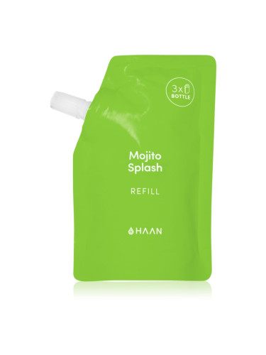 HAAN Hand Care Mojito Splash спрей за почистване на ръце с антибактериална добавка резервен пълнител 100 мл.