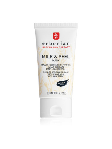 Erborian Milk & Peel ексфолираща маска за освежаване и изглаждане на кожата 60 гр.