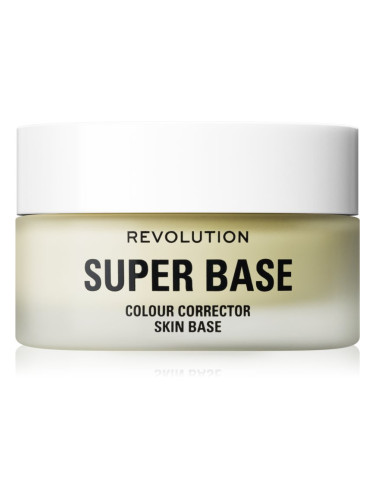Makeup Revolution Super Base основа с нежен нюанс цвят Green 25 мл.