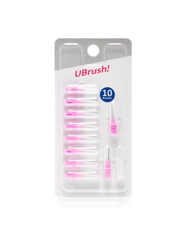 Herbadent UBrush! резервни четки за междузъбно пространство 0,7 mm Pink 10 бр.