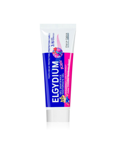 Elgydium Kids паста за зъби за деца вкус Grenadine (3-6) 50 мл.