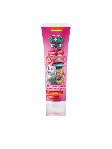 Nickelodeon Paw Patrol Coloring Bath Paint пяна за вана за деца Pink Strawberry 150 мл.