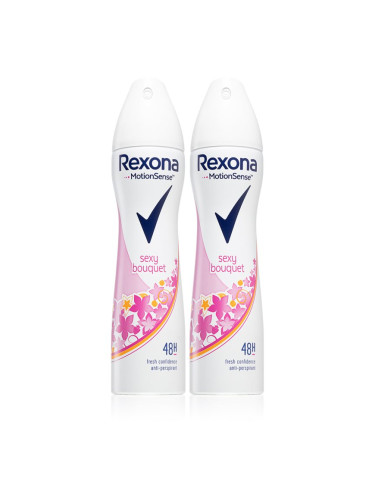 Rexona Sexy Bouquet Antiperspirant антиперспирант-спрей 2 x 150 ml(изгодна опаковка)