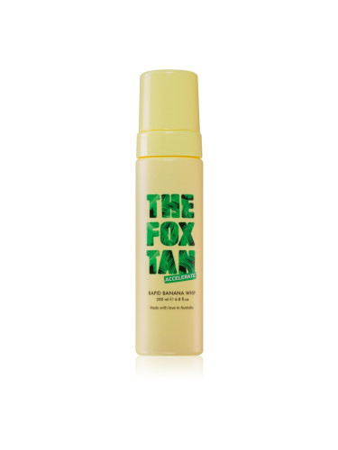 The Fox Tan Rapid Banana Whip продукт за ускоряване и удължаване ефекта на загар без защитен фактор 200 мл.